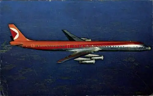 Ak Kanadisches Passagierflugzeug, CP Air, DC-8