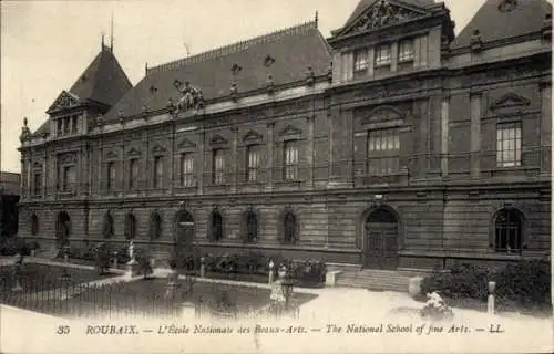 Ak Roubaix Nord, Nationale Schule der Schönen Künste