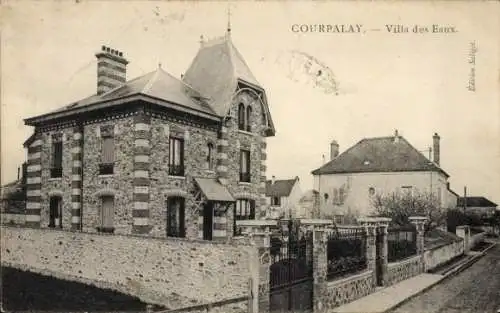 Ak Courpalay Seine et Marne, Villa des Eaux