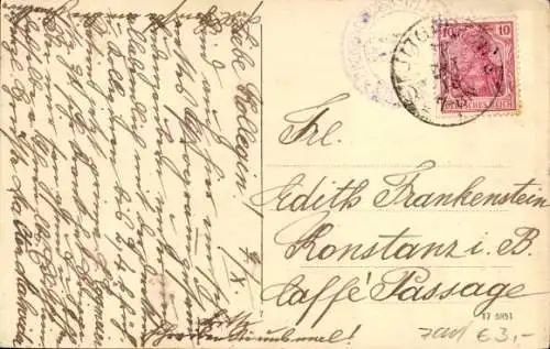 Ak Stuttgart in Württemberg, Rathaus