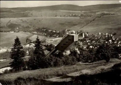 Ak Oberwiesenthal im Erzgebirge, Teilansicht, Blick vom Eckbauer