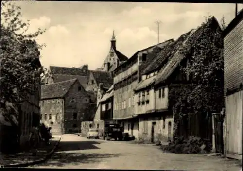 Ak Freiberg in Sachsen, alte Gerberhäuser, Mühlgraben