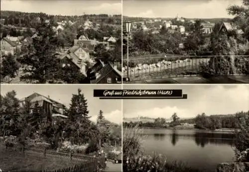 Ak Friedrichsbrunn Thale im Harz, Teilansichten