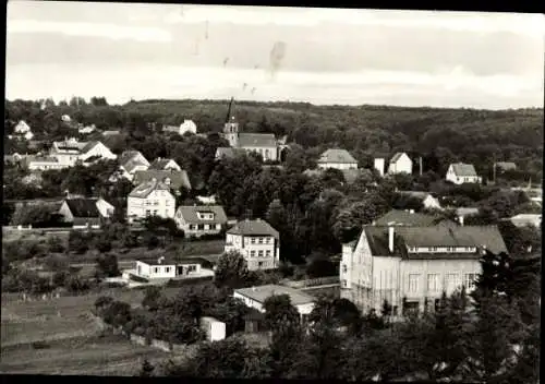 Ak Friedrichsbrunn Thale im Harz, Teilansicht, Kirche