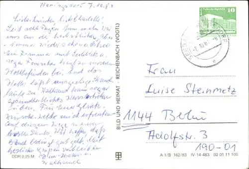 Ak Ostseebad Heringsdorf auf Usedom, Teilansichten, Fischkutter, Park