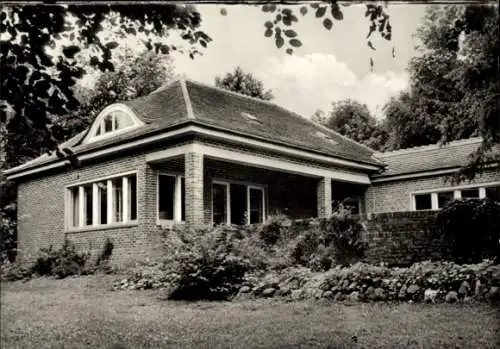 Ak Insel Hiddensee in der Ostsee, Gerhart-Hauptmann-Haus