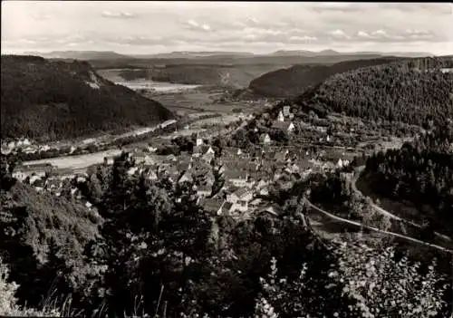 Ak Oberndorf am Neckar, Totalansicht, Blick von der Kapelle