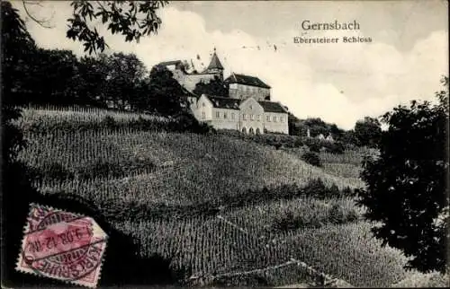 Ak Gernsbach im Schwarzwald, Schloss Eberstein