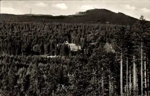 Ak Sand Bühl in Baden Schwarzwald, Friedrich-Hilda-Heim, Panorama