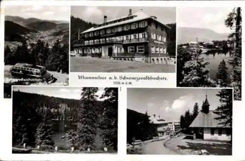 Ak Mummelsee Seebach im Schwarzwald Baden, Schwarzwaldhochstr. Blick Seebachtal