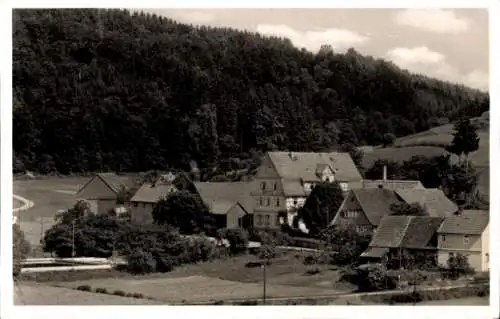 Ak Grasellenbach im Odenwald, Hotel Siegfriedbrunnen