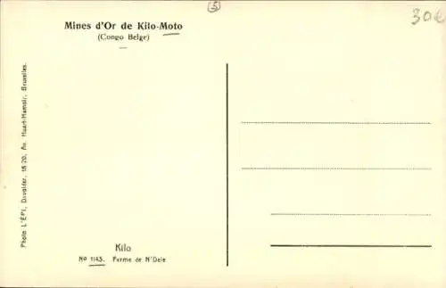 Ak Kilo Zaire, N'Dele Farm, Goldminen