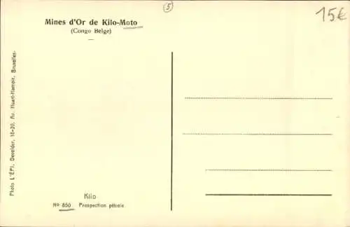 Ak Kilo Moto DR Kongo Zaire, Goldminen, Kilo, Ölsuche