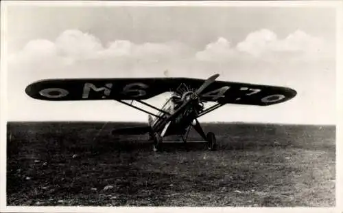 Ak Französisches Militärflugzeug, Morane-Saulnier 130