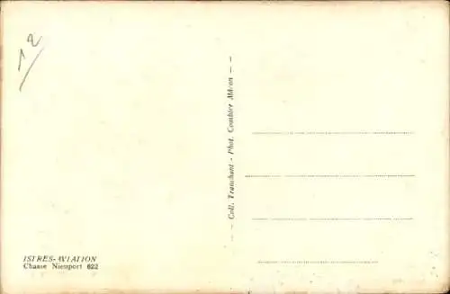 Ak Französisches Militärflugzeug, Chasse Nieuport 622