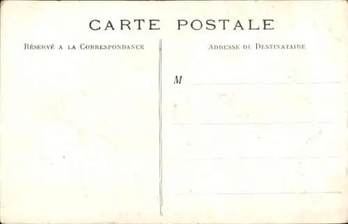 Künstler Ak Karikatur, französische Politiker, Geistlicher auf einem Tablett