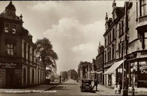 Ak Recklinghausen Süd, Hochlarmarkstraße, Geschäfte