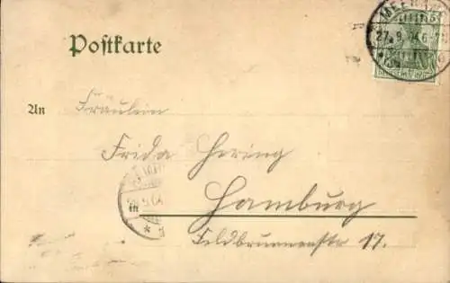 Ak Meerane in Sachsen, Ferien-Kolonieheim der Meeraner Fechtschule, erbaut im Jahre 1902