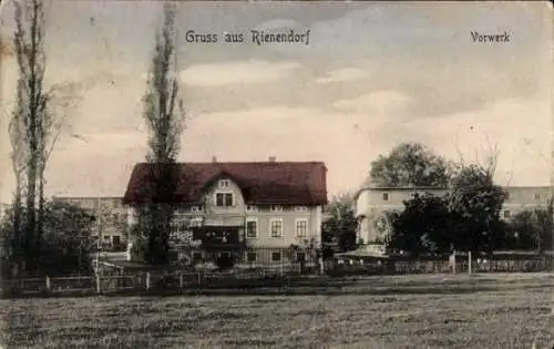 Ak Bischdorf Rosenbach Oberlausitz, Rienendorf, Vorwerk