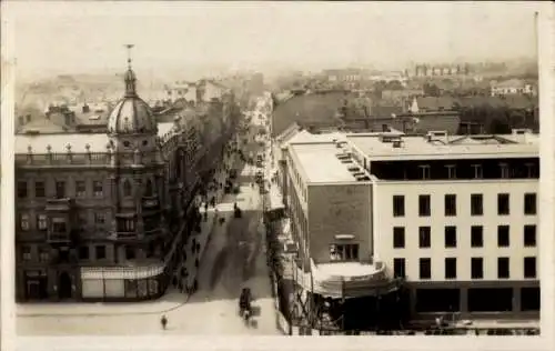 Ak Pardubice Pardubitz Stadt, Geschäft Josef Hybsky, Wilsonova trida