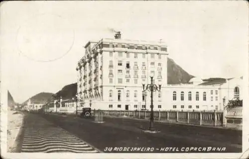 Ak Rio de Janeiro Brasilien, Hotel Copacabana