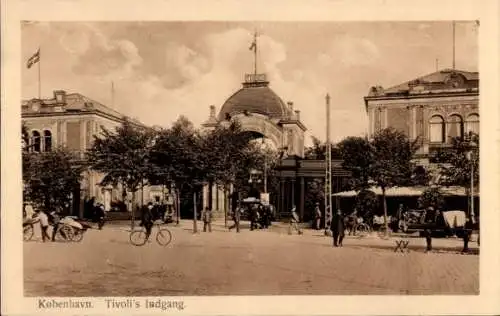 Ak København Kopenhagen Dänemark, Tivoli's ludgang