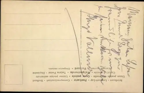 Ak Hugo Vollmer, Sitzportrait