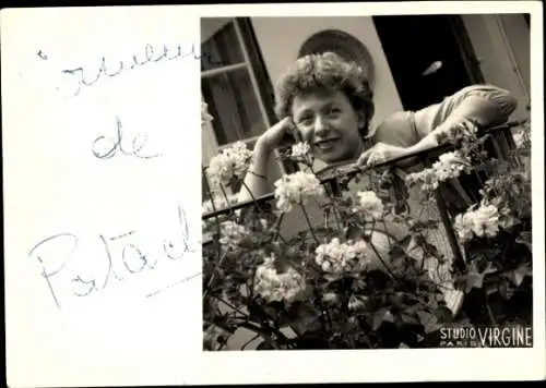 Ak Sängerin Carmen de Palad, Portrait, Autogramm