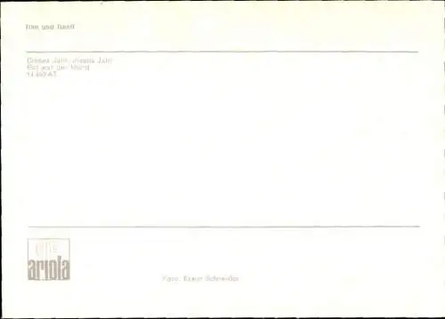 Ak Sänger Han und Hanit, Portrait, Autogramm