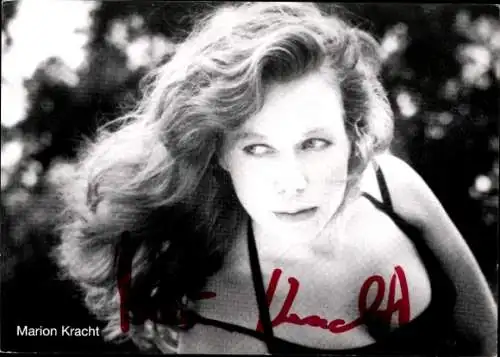 Ak Schauspielerin Marion Kracht, Portrait, Autogramm