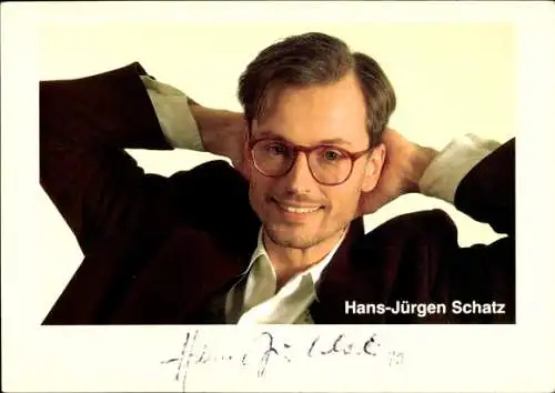 Ak Schauspieler Hans-Jürgen Schatz, Portrait, Der Fahnder, Autogramm