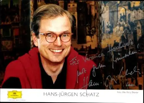 Ak Schauspieler Hans-Jürgen Schatz, Portrait, Autogramm