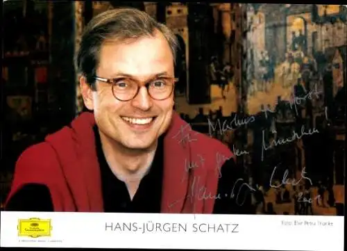Ak Schauspieler Hans-Jürgen Schatz, Portrait, Autogramm