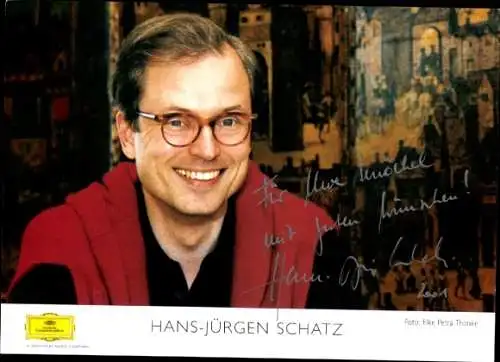 Ak Schauspieler Hans-Jürgen Schatz, Portrait, Autogramm