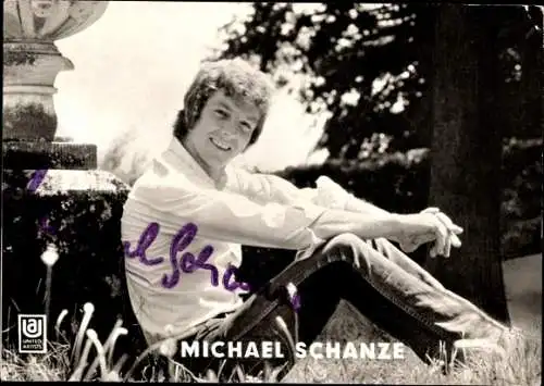 Foto Sänger Michael Schanze, Portrait, Autogramm