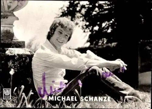 Foto Sänger Michael Schanze, Portrait, Autogramm