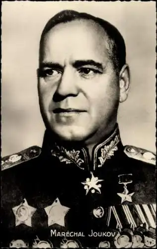 Ak Maréchal Joukov, Georgi Konstantinowitsch Schukow, Uniform, Orden