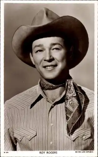 Ak Schauspieler Roy Rogers, Portrait