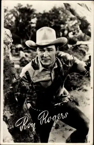 Ak Schauspieler Roy Rogers, Portrait, Cowboy