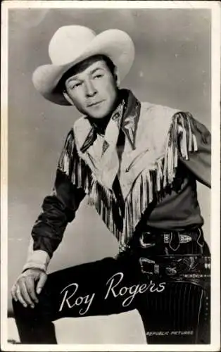 Ak Schauspieler Roy Rogers, Portrait, Cowboy