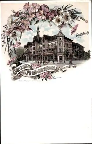 Litho Friedrichroda im Thüringer Wald, Kurhaus