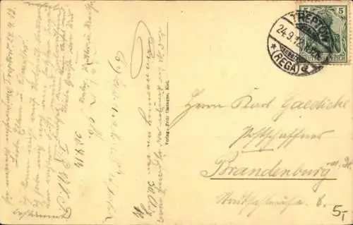 Ak Deutsches Kriegsschiff, S.M.S. von der Tann, Kaiserliche Marine