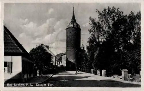 Ak Luckau in der Niederlausitz, Calauer Tor