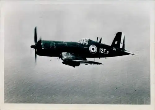 Foto Französisches Militärflugzeug Vought F4U Corsair, 12F.9