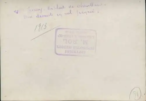 Foto Flugzeug in der Luft, Sturzflug, 1913