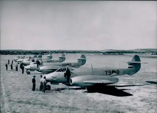 Foto Niederländische Militärflugzeuge, Gloster Meteor, Y9