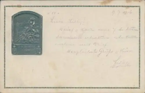 Präge Ak KuK Armee, Alpenkrieg, Isonzoarmee, I WK