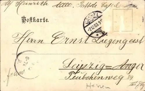 Ak Friedrich Wilhelm, Kurfürst von Hessen, Prinzessin von Hanau