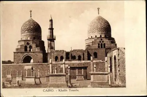 Ak Cairo Kairo Ägypten, Khalifs Toumbs