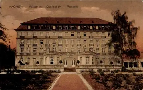 Ak Aachen, Palasthotel Quellenhof, Parkseite